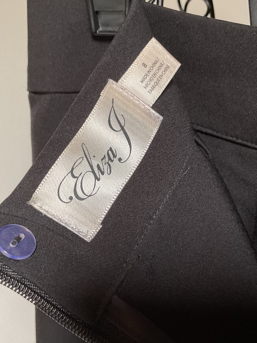 Eliza J, Black Wide Leg Dress Pants, 8 - Picture 4 of 5